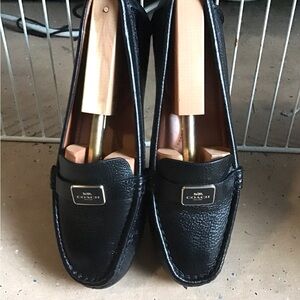 COACH Mona Leather Driving Loafers